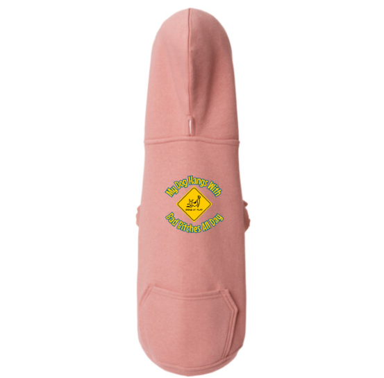 Pink Dog Hoodie